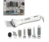 Brosse Séchoir à Cheveux 8 en 1 Avec Fer à Boucler