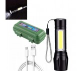Mini Lampe De Poche Tactique + Boîte