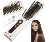 Brosse Lissante Pour Cheveux 2 en 1 Sans Fil
