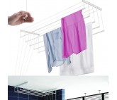 Séchoir Au Plafond Avec 5 Rails 180 Cm Avec Système De Hausse Et Baisse