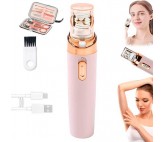 épilateur Rechargeable Usb Avec Lumière Led + Kit Manucure