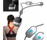 Massageur Cervical Rechargeable Avec électrostimulateur à 9 Niveaux De Puissance